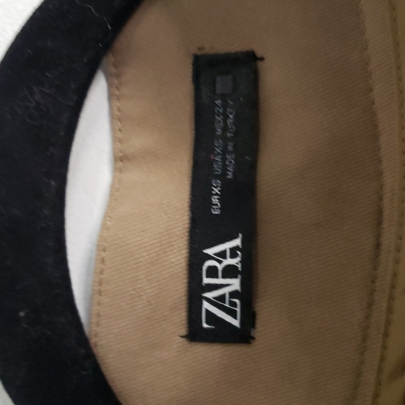 Zara high rise tanned trouser xs - Picture 3 of 9